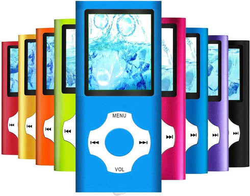 Hotechs. MP3 MP3 32GB 1.82'' Player, Hotechs Music Player with Memory SD Card Slim Classic Digital LCD Screen Mini USB