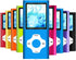 Hotechs. MP3 MP3 32GB 1.82'' Player, Hotechs Music Player with Memory SD Card Slim Classic Digital LCD Screen Mini USB
