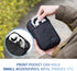 KIWIFOTOS Travel Cell Phone Pouch, Dual Phone Holster Crossbody Bag with Shoulder Strap for iPhone 15/14 Pro Max