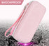 EVA Hard Case for JBL Flip 6/5 Waterproof Portable Bluetooth Speaker, Travel Protective Carrying Bag - Pink