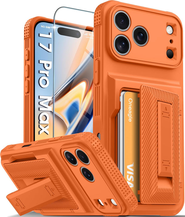 Oneagle Wallet for iPhone 17 Pro Max Case with Card Holder (4-5 Cards)