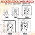 Set 3PCS 2 Inches 2" - Safety Third Sticker Funny Construction Welder Mechanics Tool Box Waterproof Vinyl Decal