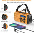Emergency Radio with NOAA Weather Alert, Portable Solar Hand Crank AM/FM Radio for Home Outdoor Use