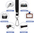 2 Pcs-1 Strap,1 2 CACOE Cell Phone Lanyard Pcs Adjustable Neck Pcs Wrist Strap, Pcs Pads, Universal Crossbody