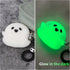 Compatible Charging Case Cover for Apple AirPods Pro 2nd/1st Generation with Cleaner Kit, Luminous 3D Halloween Ghost