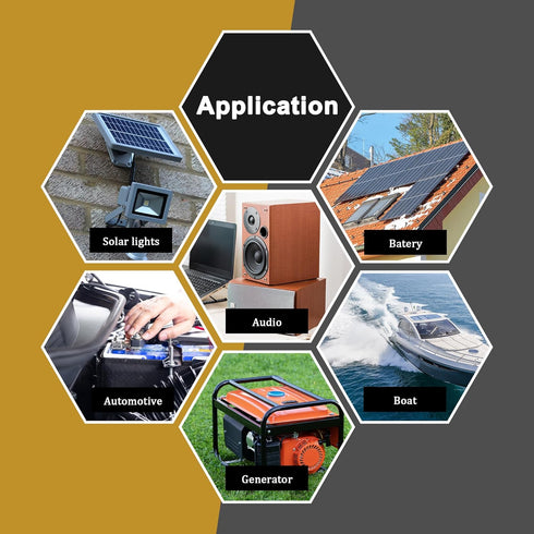 4 Gauge 4 AWG 50 Ft Black Power/Ground Wire Cable, True Spec Transparent Flexible Soft Touch Welding Battery Cable for