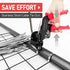 Stainless Steel Cable Tie Gun Set with 150PCS Ties, Special Tool for Fastening and Cutting Metal Cable Ties