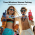 Bobtot IPX6 15W 15H Portable Bluetooth Speaker, Waterproof Speaker with Punchy Bass, Loud Sound, RGB, Playtime, Dual