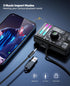 Nulaxy Bluetooth 5.3 Car Adapter, Air Vent Installation, DSP Noise Cancellation, QC3.0 & Type-C PD Car Charger,
