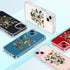 GiiKa iPhone 13 Case with Screen Protector, Clear Protective Floral Shockproof Hard Case with TPU Bumper