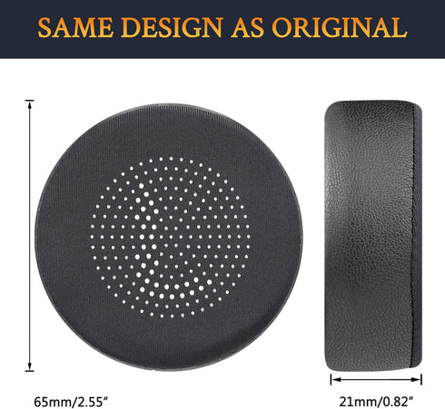 SOULWIT Cooling Gel Earpads Replacement - for Jabra Evolve 75(75UC 75MS 75SE) Stereo Wireless Bluetooth Headset, Ear