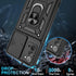 Samsung Galaxy Note20 Case with Slide Camera Cover, Military-Grade Protection, 360 Rotating Kickstand, 1 Pack HD