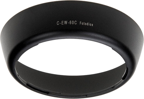 Fotodiox Lens Hood Replacement for EW-60C Compatible with EF 28-80mm f/3.5-5.6 II, EF 28-90mm f/4-5.6 III, EF-S 18-55mm