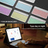 KVAGO Keyboard Case for iPad 10th Generation 10.9" (2022) - Bluetooth Keyboard, 7 Color Backlit, Smart Folio Blue