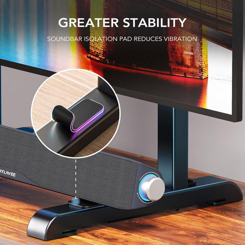 AX WABER 24 80 Inch 7 150lbs, 800x500mm, AX10TB02 Universal TV Stand, Table Top TV Stand Base Wobble-Free Replacement