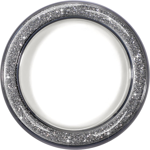 metisinno Magnetic Base Compatible with PopSocket Phone Grips and iPhone MagSafe Cases, Black Sparkle Glitter