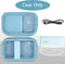 khanka Hard Case for Anker 3-in-1 Power Bank USB C Charger Block, 10,000mAh Portable Charger, Case Only (Blue)