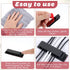 Cable Management Clips, 20 Pcs Black Self-Adhesive Wire Organizers for TV PC Ethernet Cable Under Desk