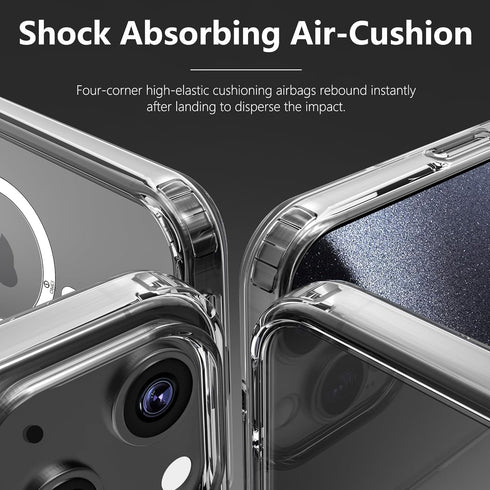 ONES Hybrid Magnetic Case for iPhone 14 Plus - Compatible with MagSafe, Military Grade Protection, Clear