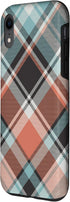 iPhone XR Halloween Plaid Pumpkin Phone Case Lover Gift Case