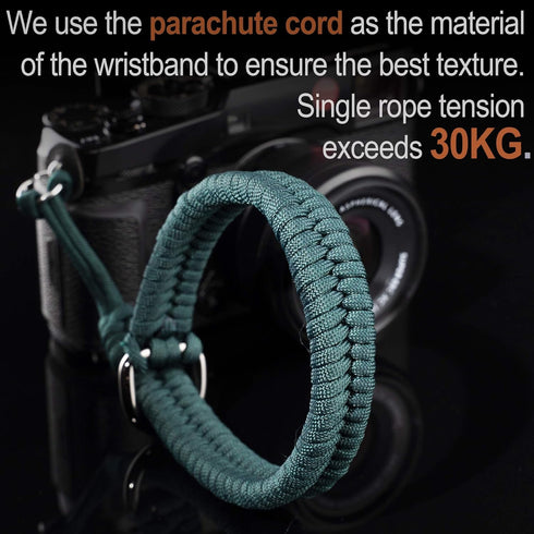Qiang Ni Camera Wrist Strap, High-end Paracord Hand Strap for DSLR or Mirrorless Camera