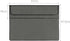 27-28" 3-IN-1 kwmobile Cover Compatible with monitor - Case with Storage for Mouse, Keyboard - Dark Grey