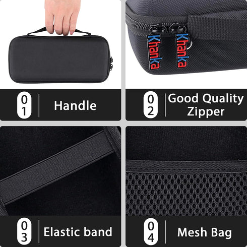 Khanka Hard Travel Case for Bose SoundLink Flex Bluetooth Portable Speaker (Black)