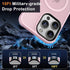 MOCCA iPhone 14 Pro Max Case - Pink, 10FT Military Grade, Slim Shockproof, Translucent Matte, Compatible with MagSafe.