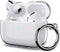 ULAK Clear Case for Airpods Pro 1st Generation, Soft TPU Transparent Shockproof Cover with Keychain, Front LED Visible