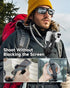 Magnetic Neck Phone Holder with Light, Hands Free Selfie Neck Tripod Chest Mount for iPhone 16, Samsung, GoPro, DJI