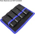 DSLR Camera Battery Holder/Pouch/Case/Bag (4 Pocket) for AA Battery, LP-E6 LP-E8 LP-E10 LP-E12 Battery, EN-EL14 EN-EL15 Battery, NP-FW50 NP-F550 NP-FM500H Battery(2Pcs)