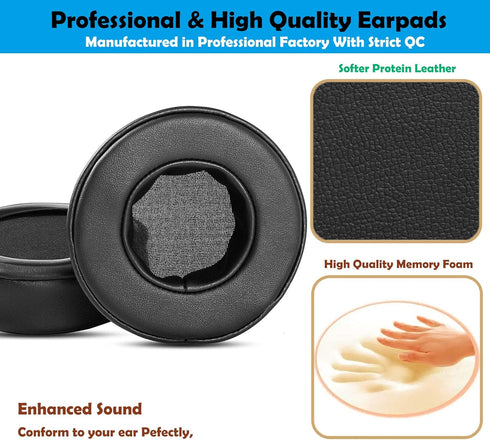 Professional Headset Earpads Replacement, Compatible with HP OMEN 800 OMEN800 Headphones