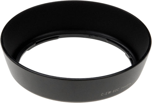Fotodiox Lens Hood Replacement for EW-60C Compatible with EF 28-80mm f/3.5-5.6 II, EF 28-90mm f/4-5.6 III, EF-S 18-55mm f/3.5-5.6 I, IS II, USM Lenses