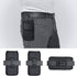 iPhone 15, 15 Pro, 14, 14 Pro, 13, 13 Pro, 12, 12 Pro, 11, XR, XS, 10 Holster Case with Card Slot & Belt Clip, Black.