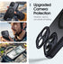 Flyzoo 15 6.1", Magnetic Matte Case for iPhone - Compatible with MagSafe, Full Camera Protection, Slim Translucent