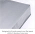 23" 24" 25" 23" 24" 25" 24W 18H 3D)-Gray Univesal Monitor Dust Cover Scratch Resistance Nonwoven Full Body Sleeve