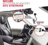 Macally Windshield Phone Mount for Car - Magnetic Suction Cup Window Holder with 8" Long Gooseneck Arm & Strong Magnet