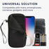 kwmobile Neoprene Sleeve for XXL Smartphone - 7" Shock Absorbing Pouch Case - Protective Phone Bag (Meow Meow