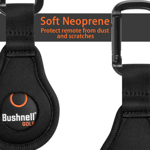Neoprene Protective Case for Bushnell Wingman/2 Golf GPS Speaker with Carabiner Anti-Lost Holder