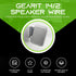 GearIT 14/2 Speaker Wire (20 Feet) 14AWG Gauge - Fire Safety CL2 Rated Audio Cable, OFC Copper, White