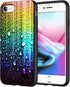 Aesthetic Colorful Rainbow Drops Slim Soft TPU Shockproof Case for iPhone 7 Plus & 8 Plus - Stylish Protection!