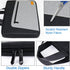Durable Shockproof Laptop Sleeve, Water Resistant 15.6 Inch Carrying Bag for HP, Dell, Acer, Asus, Lenovo, Black/Grey