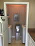 1x2 M Door String Curtain | Rare Flat Silver Ribbon Thread Fringe Window Panel | Room Divider for Wedding Coffee House