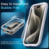 JETech Screen Protector for iPhone 15 Pro Max 6.7-Inch - Bubble Free, Tempered Glass Film, Easy Installation Tool,