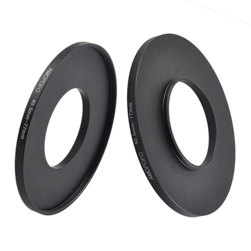 40.5mm to 77mm Step Up Ring Filter Adapter for UV,ND,CPL,Metal Step Up Ring Adapter 40.5-77mm Step Up Ring