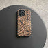 owwiktten 12/12 6.1 inch 12 12pro Brown Cheetah Print Leopard Phone Case for iPhone Pro Retro Trendy Luxury Matte Slim
