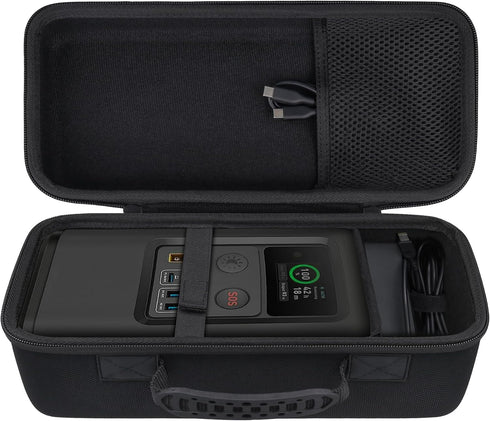 co2CREA Hard Case for Anker PowerCore Reserve 192Wh Power Bank 60000mAh LiFePO4 Portable Charger 60W, Black Case