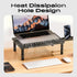 3 2 Pack Computer Monitor Stand Riser for Desk, Height Adjustable PC Laptop TV Desktop Monitor Stand Shelf, Metal