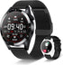 Smart Watch for Men, Fitness Tracker with Heart Rate Monitor, Pedometer, Full Touch Screen Waterproof for Android iOS