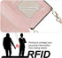 Bocasal Crossbody Wallet Case for iPhone 13 Pro Max, RFID Blocking Card Slot Holder, Magnetic Flip Folio Purse